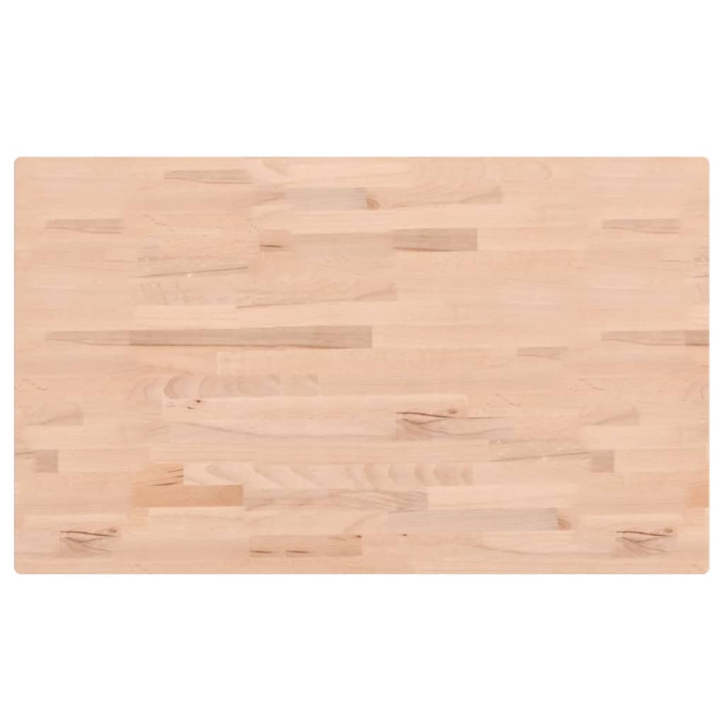 vidaXL Bathroom Countertop 100x60x1.5 cm Solid Wood Beech
