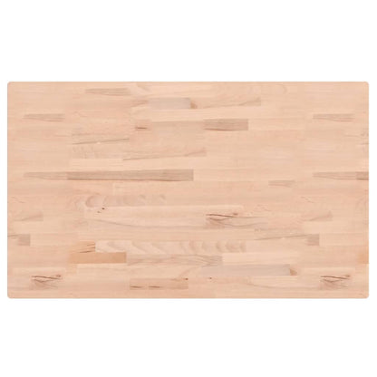 vidaXL Bathroom Countertop 100x60x1.5 cm Solid Wood Beech