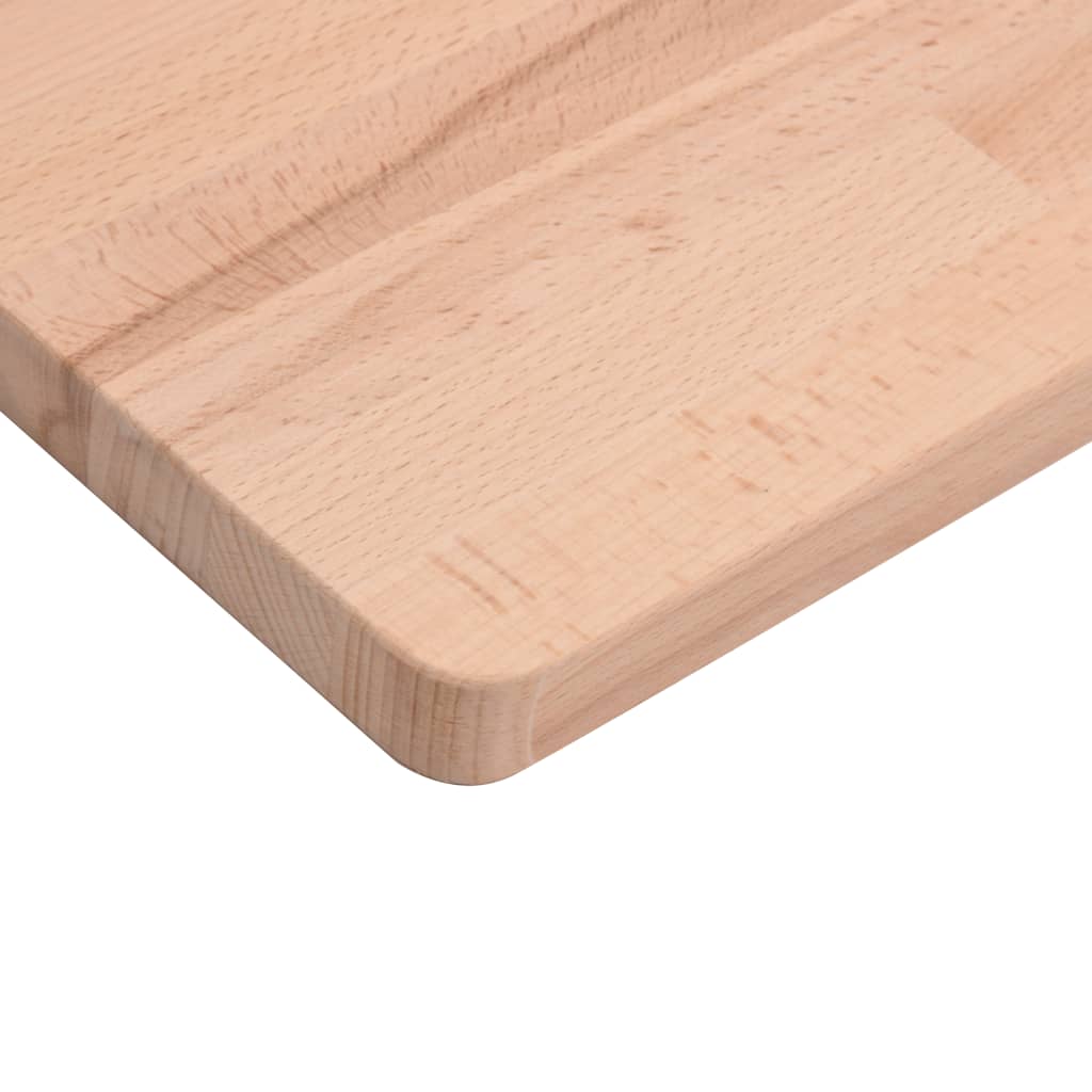 vidaXL Bathroom Countertop 100x60x1.5 cm Solid Wood Beech
