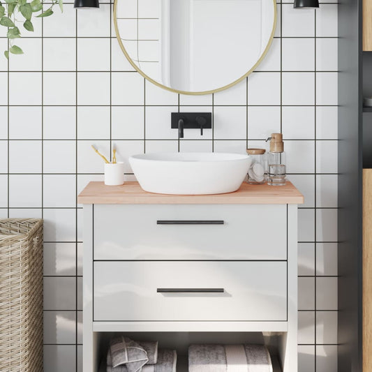 vidaXL Bathroom Countertop 80x40x2,5 cm Solid Wood Beech