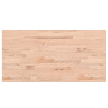 vidaXL Bathroom Countertop 100x50x4 cm Solid Wood Beech