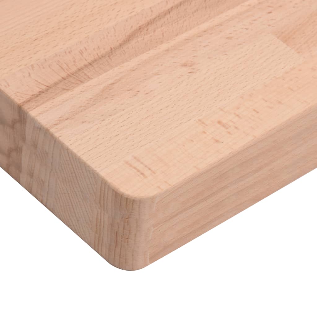 vidaXL Bathroom Countertop 100x50x4 cm Solid Wood Beech