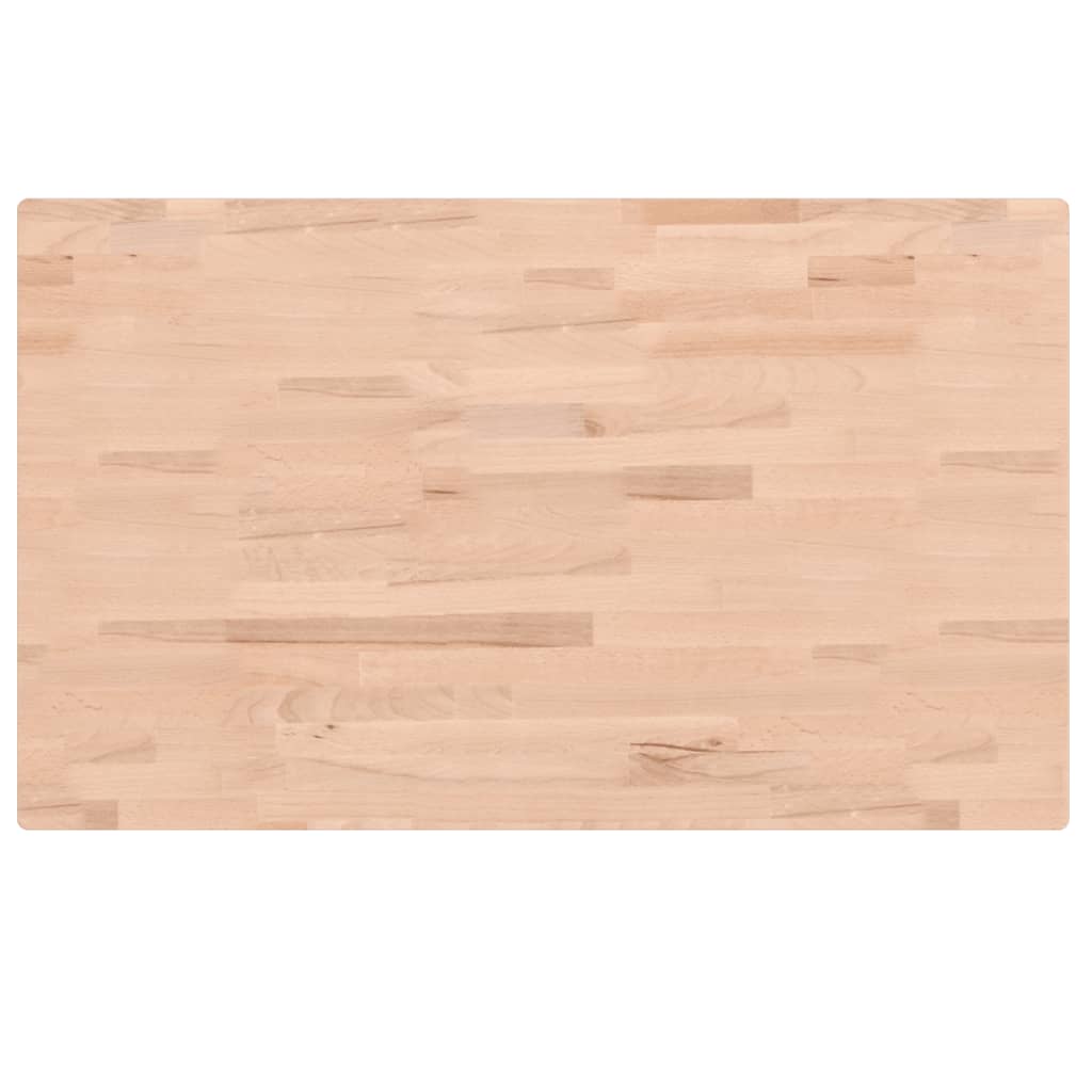 vidaXL Bathroom Countertop 100x60x4 cm Solid Wood Beech