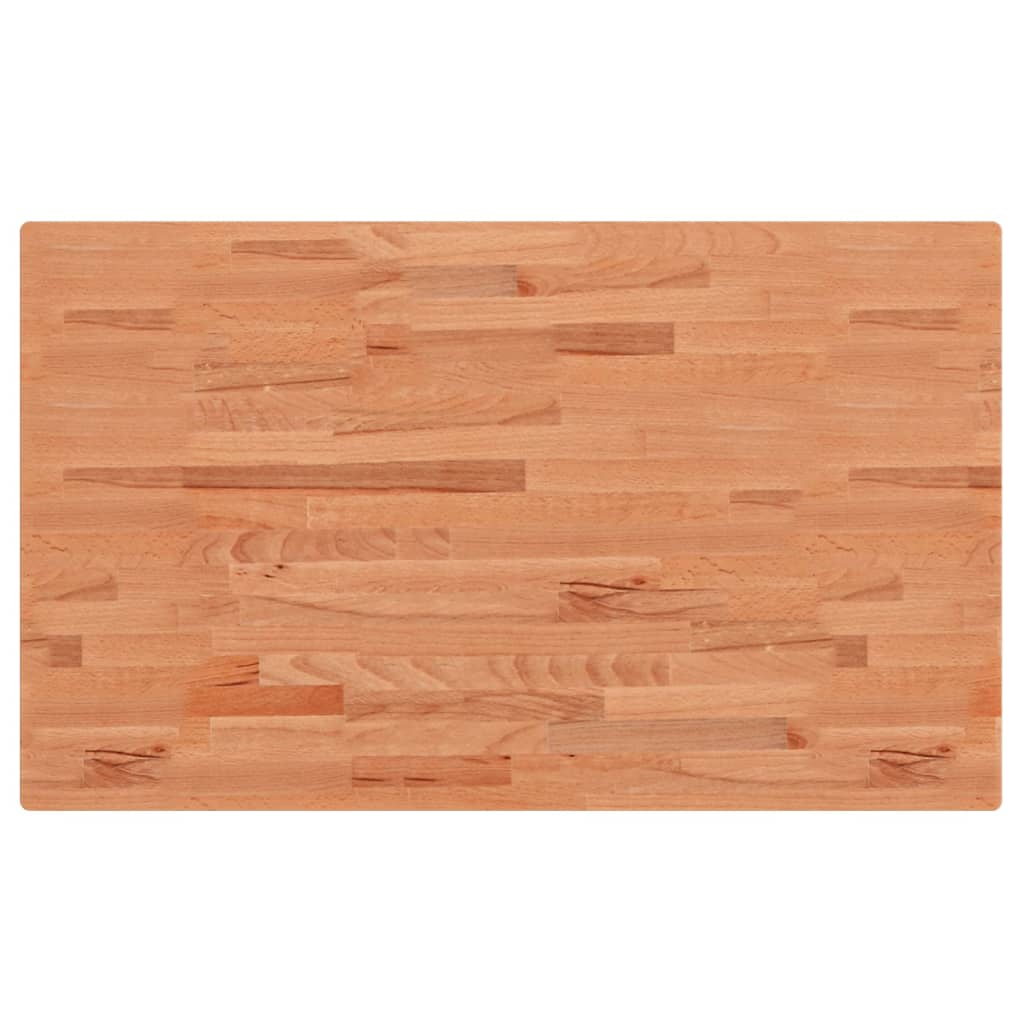 vidaXL Bathroom Countertop 100x60x1.5 cm Solid Wood Beech