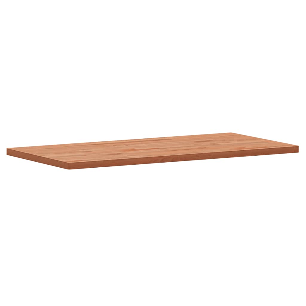 vidaXL Bathroom Countertop 100x50x2.5 cm Solid Wood Beech