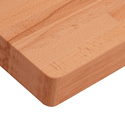 vidaXL Bathroom Countertop 80x40x4 cm Solid Wood Beech