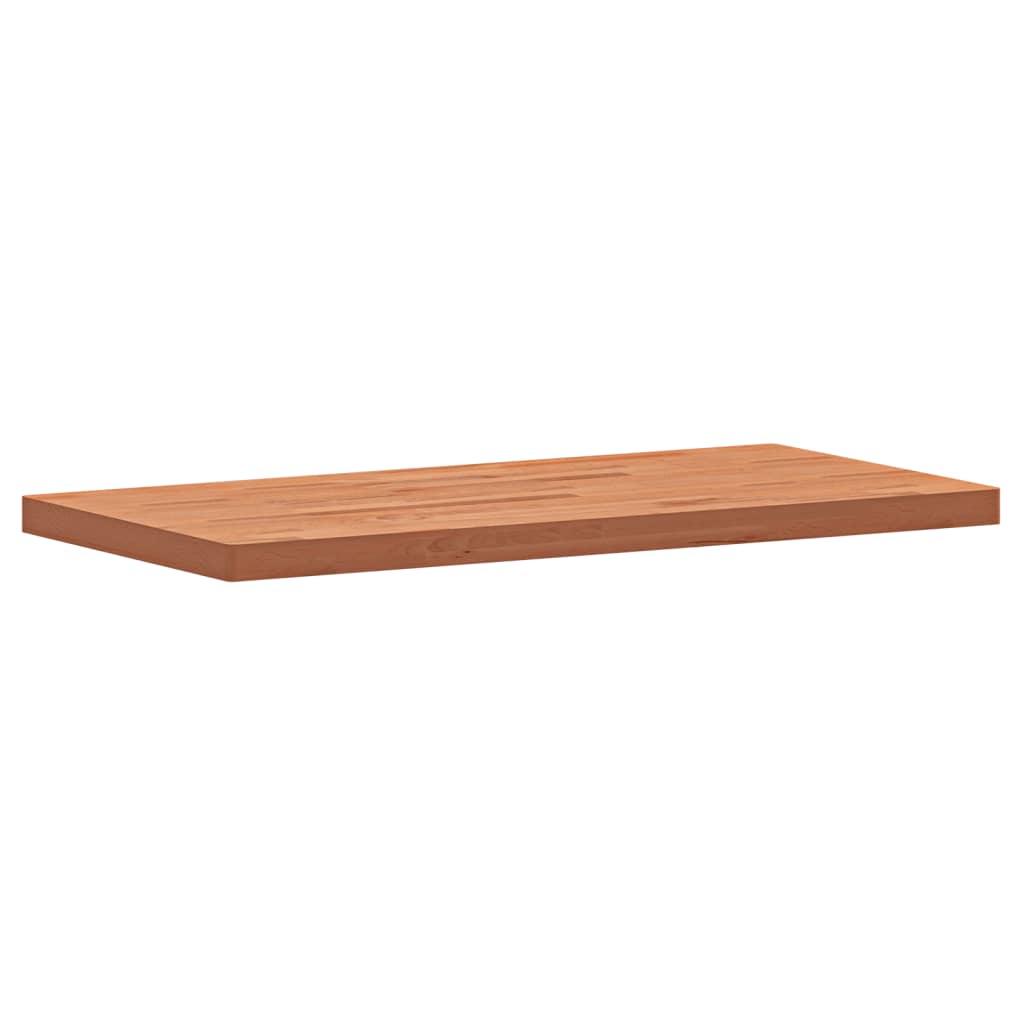 vidaXL Bathroom Countertop 100x50x4 cm Solid Wood Beech