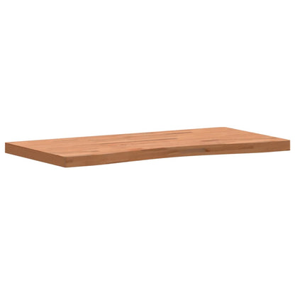 vidaXL Desk Top 100x(45-50)x4 cm Solid Wood Beech