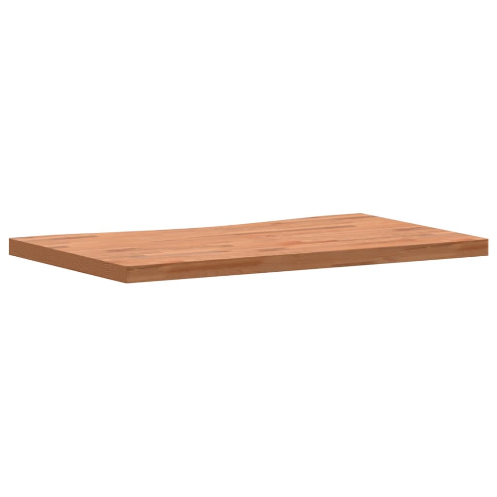 vidaXL Desk Top 100x(55-60)x4 cm Solid Wood Beech
