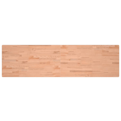 vidaXL Desk Top 200x55x2.5 cm Solid Wood Beech