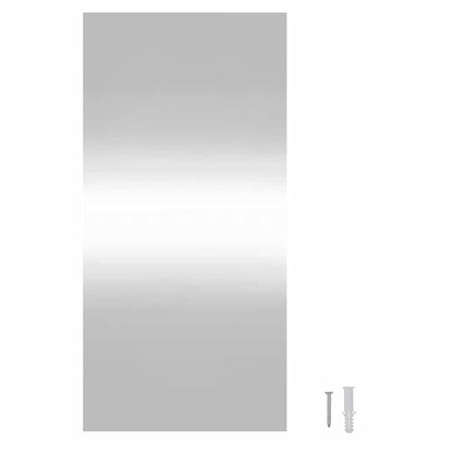 vidaXL Wall Mirror with LED Lights 30x60 cm Glass Rectangle