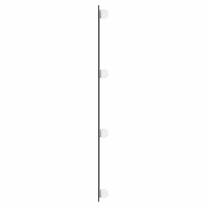 vidaXL Wall Mirror with LED Lights 30x80 cm Glass Rectangle