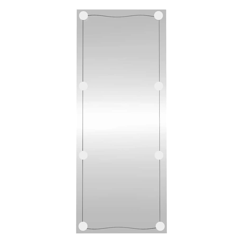 vidaXL Wall Mirror with LED Lights 40x100 cm Glass Rectangle