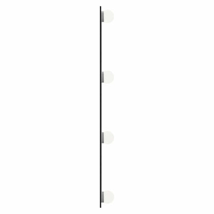 vidaXL Wall Mirror with LED Lights 50x60 cm Glass Rectangle