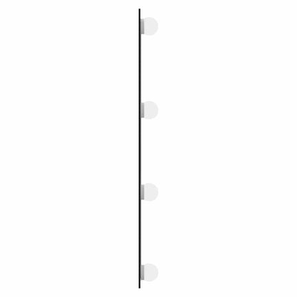 vidaXL Wall Mirror with LED Lights 50x80 cm Glass Rectangle