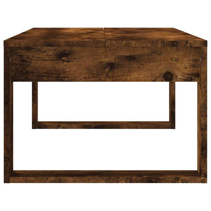 vidaXL Coffee Table Smoked Oak 102x50x35 cm Engineered Wood