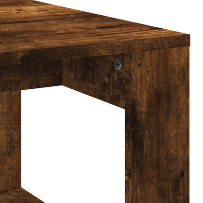 vidaXL Coffee Table Smoked Oak 102x50x35 cm Engineered Wood