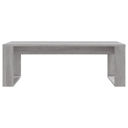 vidaXL Coffee Table Grey Sonoma 102x50x35 cm Engineered Wood