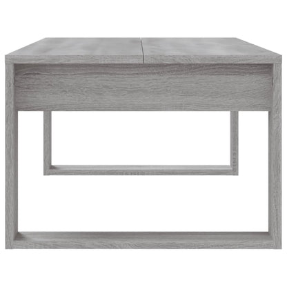 vidaXL Coffee Table Grey Sonoma 102x50x35 cm Engineered Wood