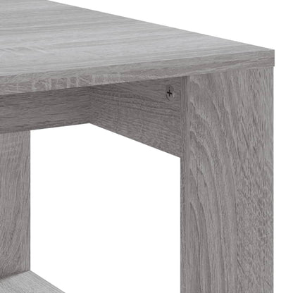 vidaXL Coffee Table Grey Sonoma 102x50x35 cm Engineered Wood
