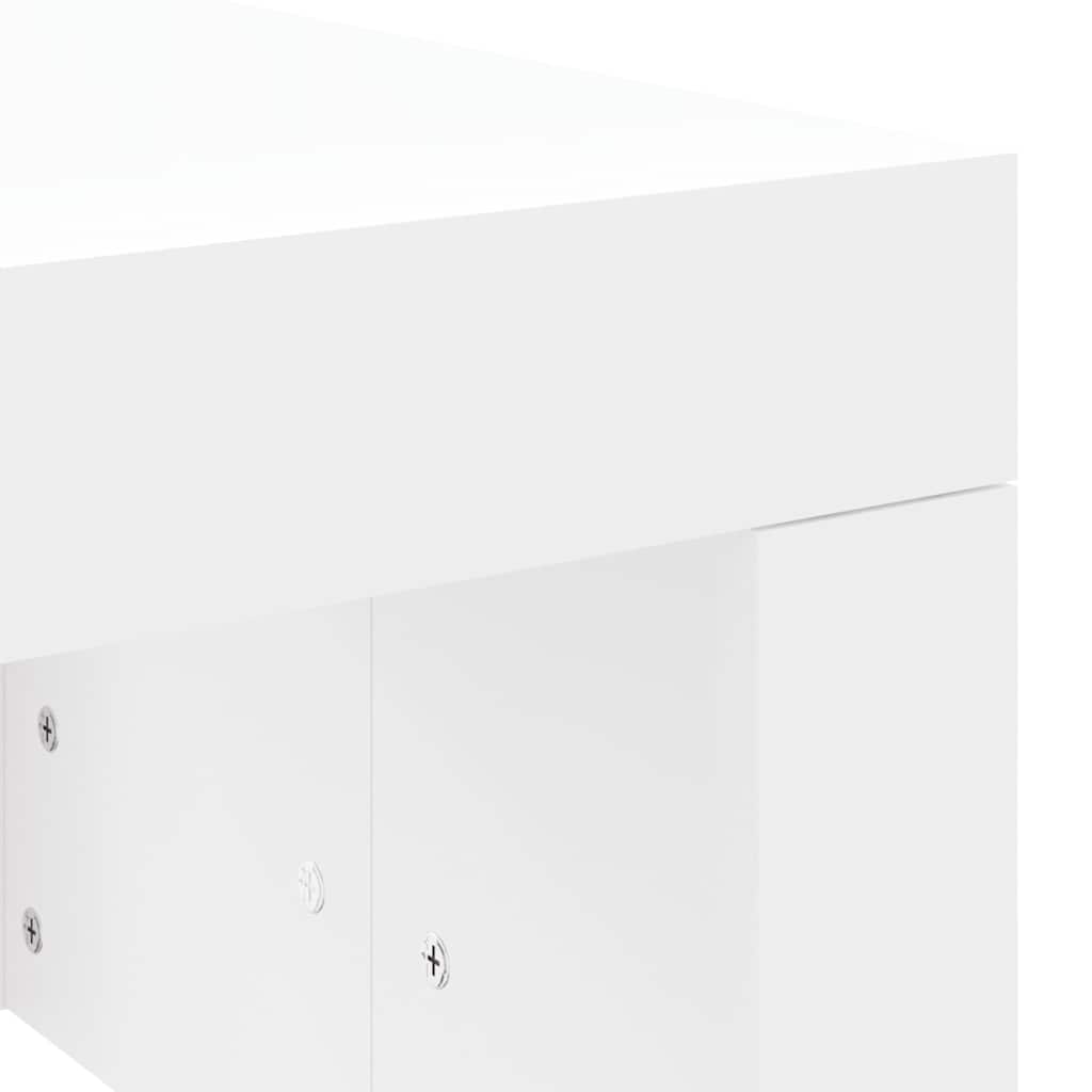 vidaXL Coffee Table White 102x50x36 cm Engineered Wood