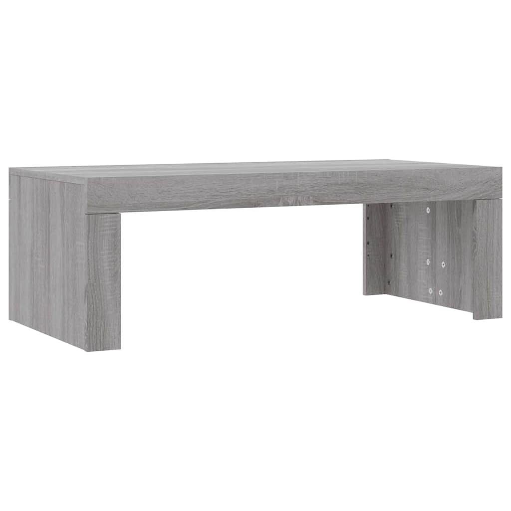 vidaXL Coffee Table Grey Sonoma 102x50x36 cm Engineered Wood