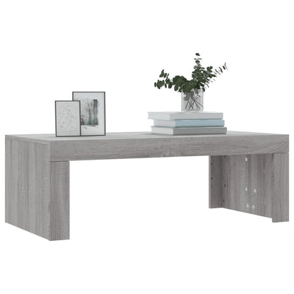 vidaXL Coffee Table Grey Sonoma 102x50x36 cm Engineered Wood
