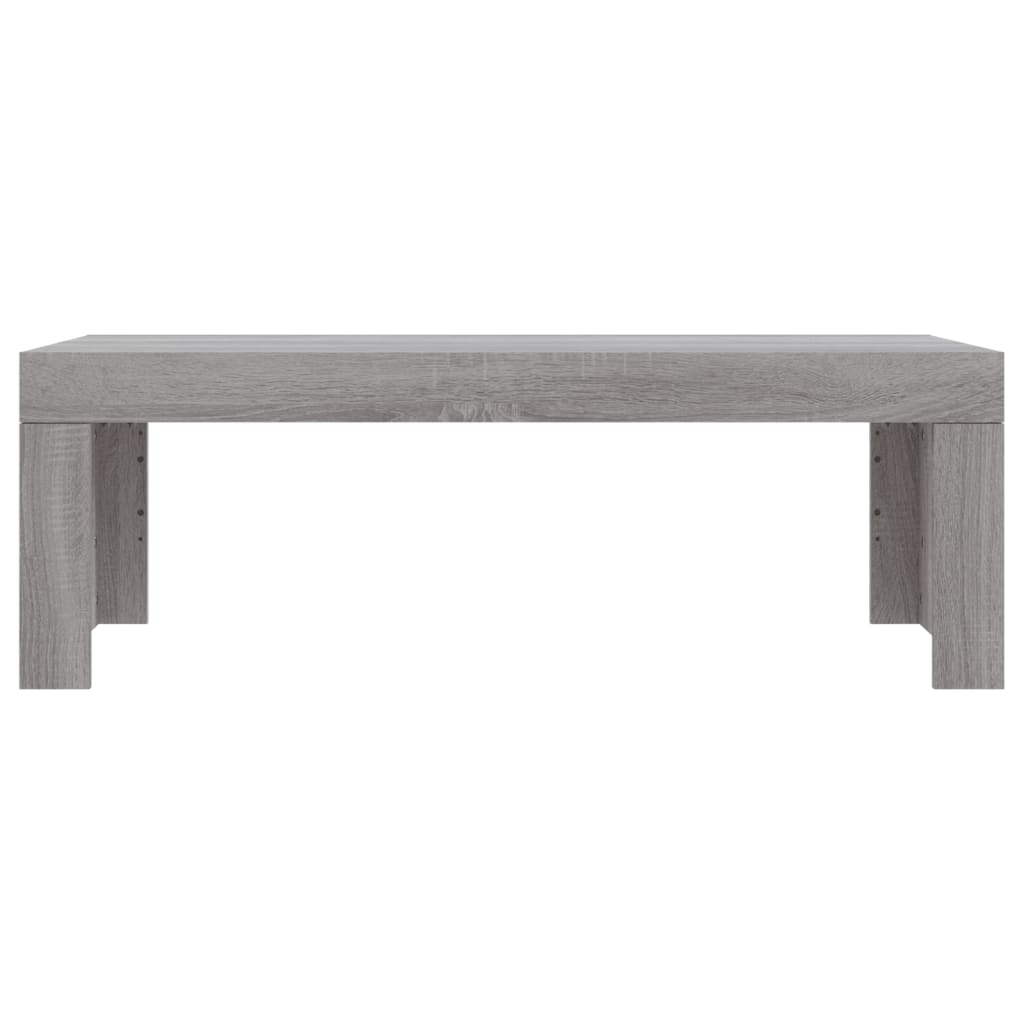 vidaXL Coffee Table Grey Sonoma 102x50x36 cm Engineered Wood