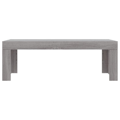 vidaXL Coffee Table Grey Sonoma 102x50x36 cm Engineered Wood