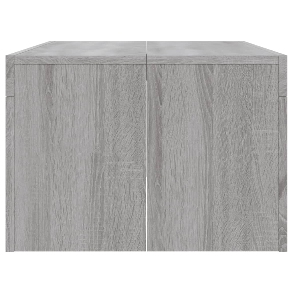 vidaXL Coffee Table Grey Sonoma 102x50x36 cm Engineered Wood