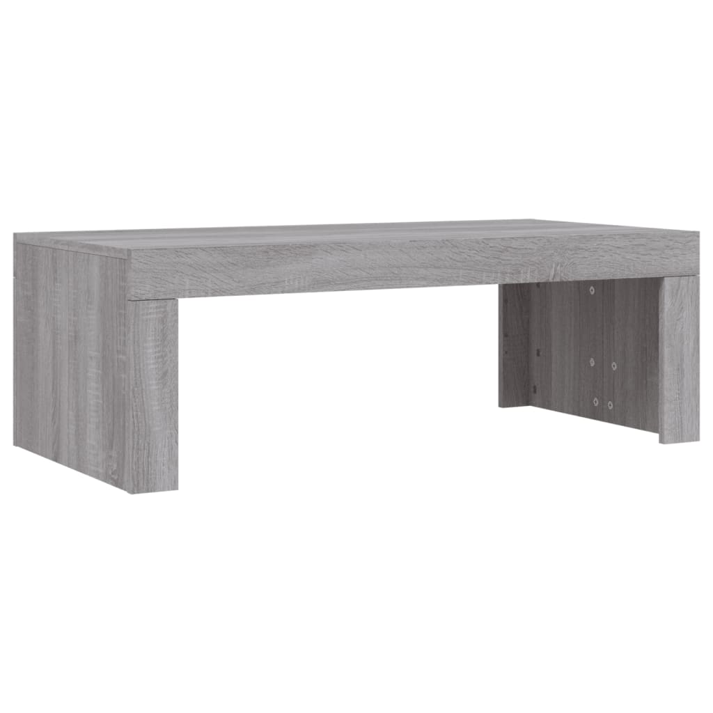 vidaXL Coffee Table Grey Sonoma 102x50x36 cm Engineered Wood