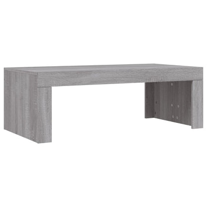 vidaXL Coffee Table Grey Sonoma 102x50x36 cm Engineered Wood