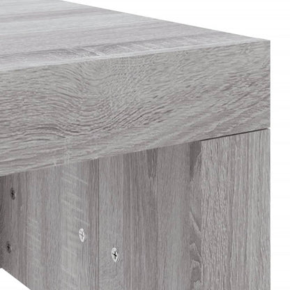 vidaXL Coffee Table Grey Sonoma 102x50x36 cm Engineered Wood