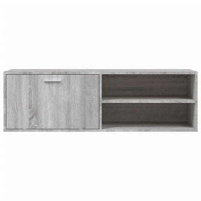 vidaXL TV Cabinet Grey Sonoma 120x34x37 cm Engineered Wood