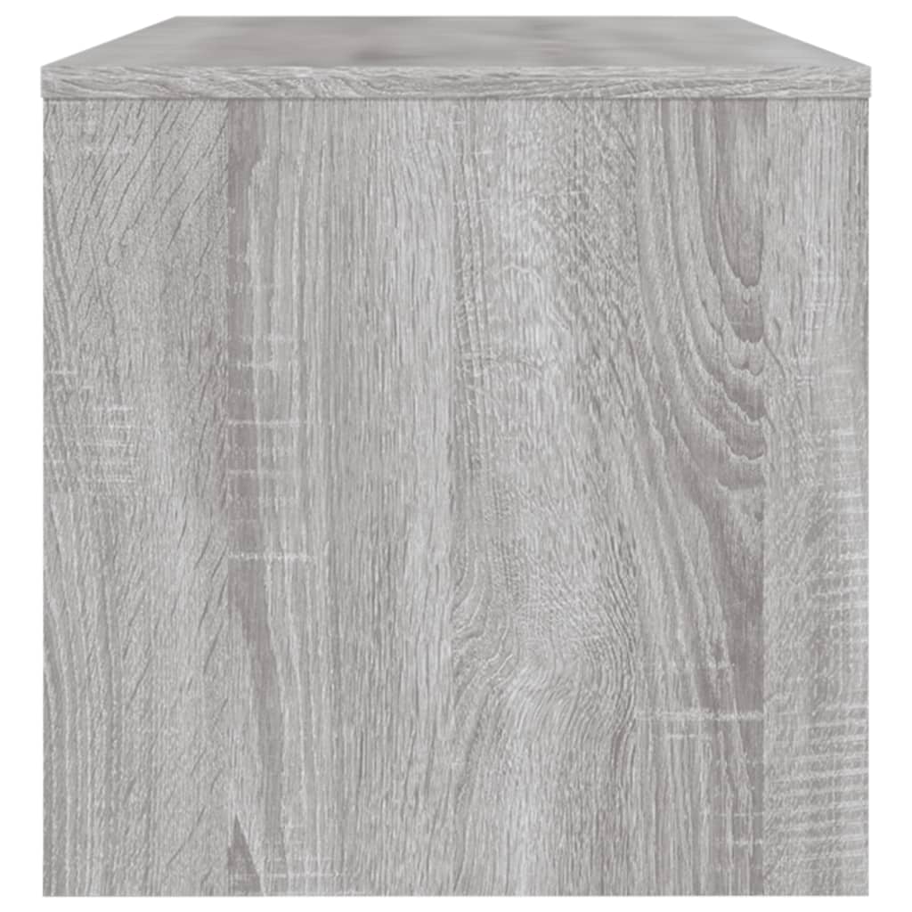 vidaXL TV Cabinet Grey Sonoma 120x34x37 cm Engineered Wood