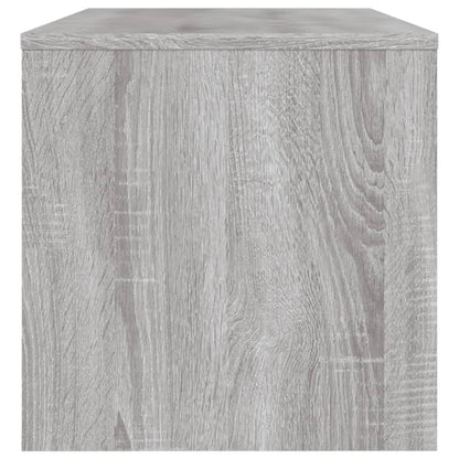 vidaXL TV Cabinet Grey Sonoma 120x34x37 cm Engineered Wood