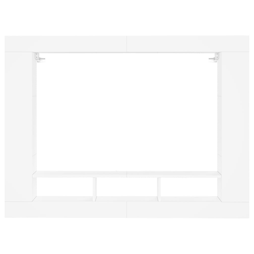 vidaXL TV Cabinet White 152x22x113 cm Engineered Wood