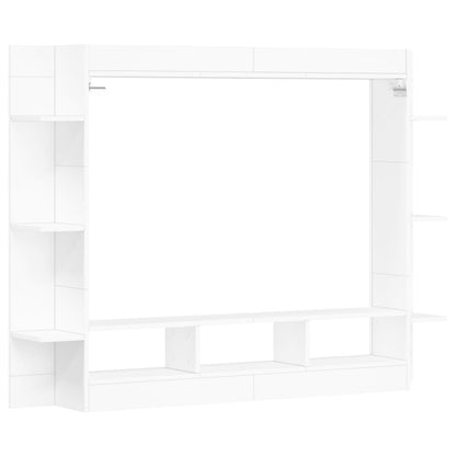 vidaXL TV Cabinet White 152x22x113 cm Engineered Wood