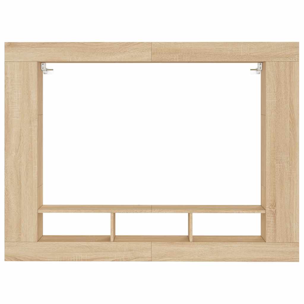 vidaXL TV Cabinet Sonoma Oak 152x22x113 cm Engineered Wood