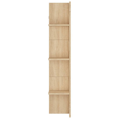 vidaXL TV Cabinet Sonoma Oak 152x22x113 cm Engineered Wood
