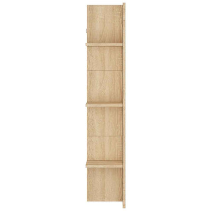 vidaXL TV Cabinet Sonoma Oak 152x22x113 cm Engineered Wood