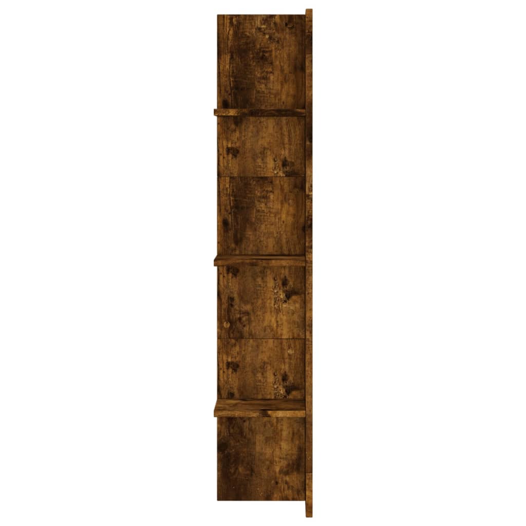 vidaXL TV Cabinet Smoked Oak 152x22x113 cm Engineered Wood