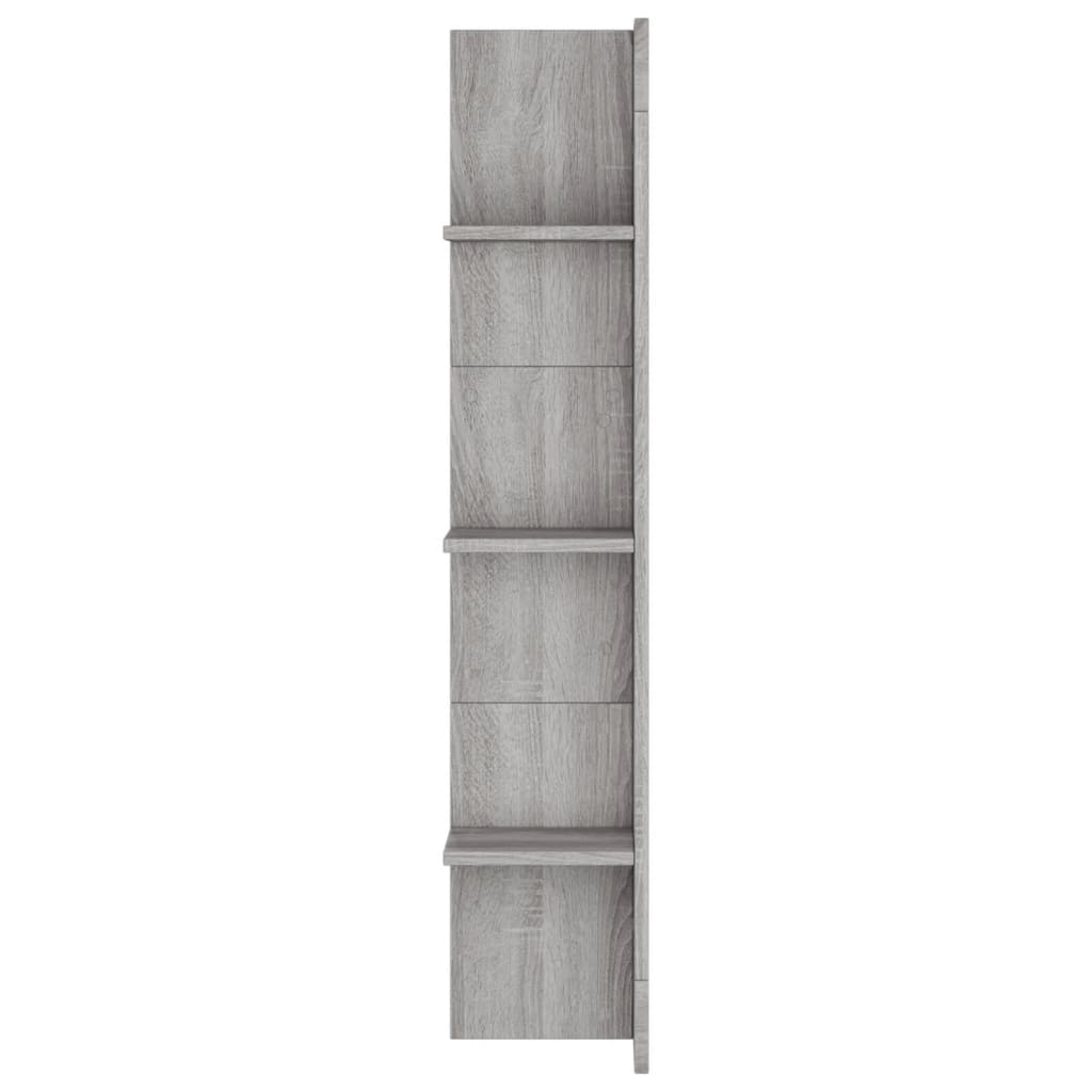 vidaXL TV Cabinet Grey Sonoma 152x22x113 cm Engineered Wood