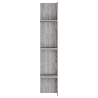 vidaXL TV Cabinet Grey Sonoma 152x22x113 cm Engineered Wood