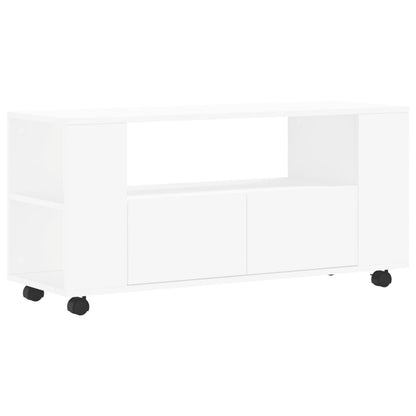 vidaXL TV Cabinet White 102x34,5x43 cm Engineered Wood