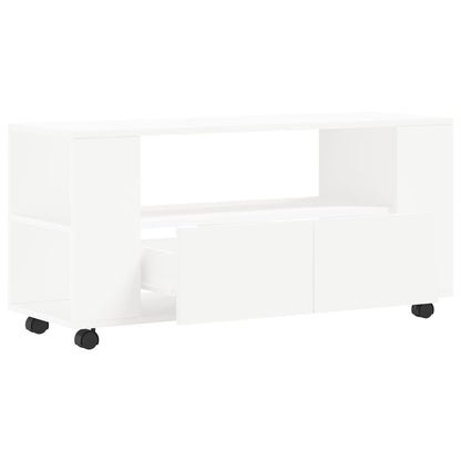 vidaXL TV Cabinet White 102x34,5x43 cm Engineered Wood