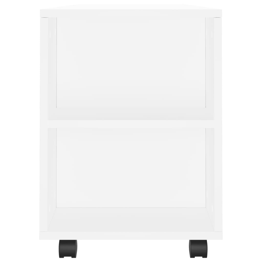 vidaXL TV Cabinet White 102x34,5x43 cm Engineered Wood