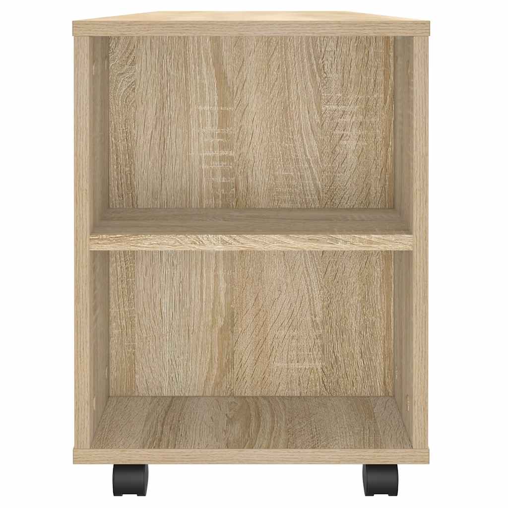 vidaXL TV Cabinet Sonoma Oak 102x34.5x43 cm Engineered Wood