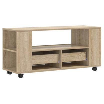 vidaXL TV Cabinet Sonoma Oak 102x34.5x43 cm Engineered Wood