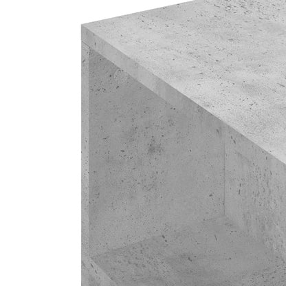 vidaXL TV Cabinet Concrete Grey 102x34,5x43 cm Engineered Wood
